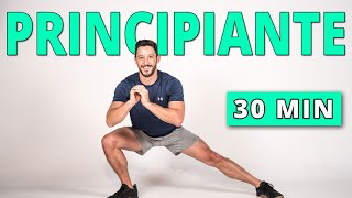 30 min  Rutina PRINCIPIANTES para todo el cuerpo [upl. by Ainesey]