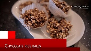 FoodViz • Chocolate rice balls Sjokoladerisboller [upl. by Constancia775]