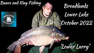 Broadlands Lower Lake October 2022 Lower Larry a PB and a new Lake record [upl. by Yornek]