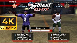 NFL Street Reborn Full Gameplay  NFL Street 2 Updated Rosters Mod [upl. by Otilesoj]