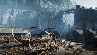 Witcher 3 Ambience  Skellige harbour [upl. by Lauzon]