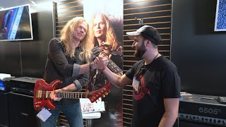 Adrian Vandenberg shows His New Peavey Signature Guitar  NAMM SHOW 2024 [upl. by Lada]