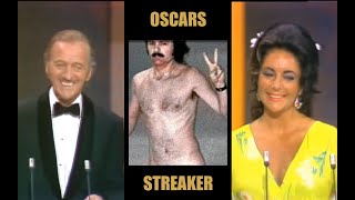 1974 OSCARS  Complete Streaker Incident amp Follow up  Full Story in Description Below Video [upl. by Enirehtac]