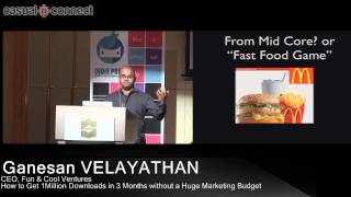 How to Get 1Million Downloads in 3 Months without a Huge Marketing Budget  Ganesan VELAYATHAN [upl. by Nnoryt]