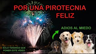 Cane 🐶SonidoRuido de PETARDOS para DESENSIBILIZAR a perros🌈 PIROTECNIA ✅ AYUDALO Adiós miedo [upl. by Nils460]