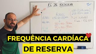 FREQUÊNCIA CARDÍACA DE RESERVA E ZONA ALVO DE TREINAMENTO [upl. by Ahsaz]