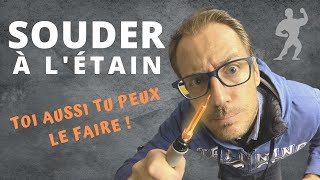 Comment souder à létain  Technique facile et utile [upl. by Haim]