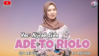 HIJRAH LIDA  ADE TORIOLO  CIPT  AMIR SYAM  ARR  ANDRI KHAN [upl. by Esetal]