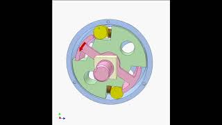 Roller overrunning clutch 2480p  Design engineering  Mechanisms  design concepts [upl. by Ateekan]