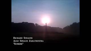 Strauss  Also Sprach Zarathustra quotSunrisequot on Moog Synthesizer [upl. by Assiralk]