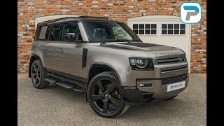 2023 23 LAND ROVER DEFENDER 110 XDYNAMIC SE IN SILICON SILVER METALLIC WITH BLACK LEATHER INTERIOR [upl. by Syverson47]