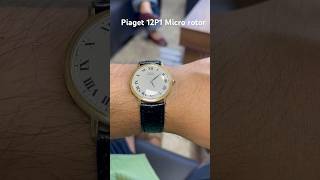 Piaget 12P1 micro rotor watch vintage piaget 33mm shorts youtubeshorts gold dresswatch [upl. by Primaveria734]