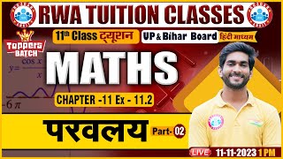 परवलय Parabola UPBihar Board 11th Ncert Maths Class 11th Maths Questions By Amit Sir [upl. by Droffats841]