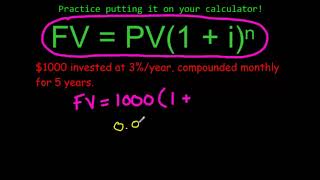 Compound Interest Future Value [upl. by Dorraj]