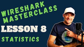 Reading PCAPs with Wireshark Statistics  Lesson 8  Wireshark Tutorial [upl. by Truda]