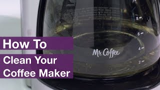 How to Clean Mr Coffee® Coffee Makers [upl. by Notnert]