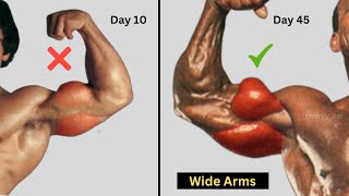 Best Exercises to Get BIGGER BICEPS in 45 Days  Bicep Workout [upl. by Coad]