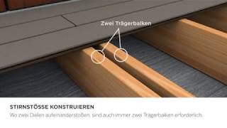 Trex Terrassen Installation – 3 Minuten Video Montage und Anleitung [upl. by Rubio]