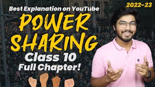 Power Sharing Class 10 in OneShot Full Chapter Easiest Explanation  Class 10 202223  Padhle [upl. by Litt]