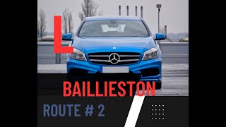 2024 Glasgow Baillieston driving test route  How to pass [upl. by Gnok]