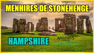 Solución Menhires  Stonehenge Hampshire  Assassins Creed Valhalla [upl. by Arinaid]