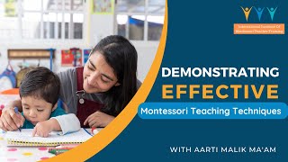 Experience Montessori Teaching Techniques at the Institute of Montessori Teacher Training IIMTT [upl. by Rehsa]