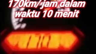 Top Speed Honda CBR 150 REPSOL 170 kmjam [upl. by Stacee]