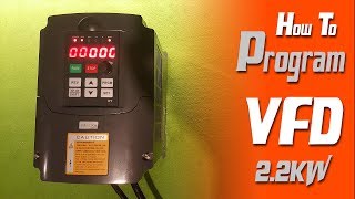 How to program Huanyang VFD 22KW [upl. by Souvaine]