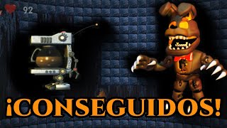 Consigo a JACKOBONNIE y LA CAFETERA en FNAF WORLD EASTER EGGS DE FREDDY IN SPACE [upl. by Elocal]