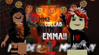 MM2 COLLAB WITH ItzEmmaXo   MM2 HALLOWEEN UPDATE  MM2 RAGEQUITS  HAPPY SPOOKY SEASON TO ALL [upl. by Doniv666]