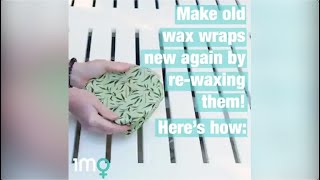 Make Wax Wraps New Again By Rewaxing Them [upl. by Fendig]