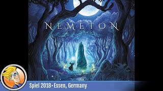 Nemeton — game overview at SPIEL 18 [upl. by Dorris]