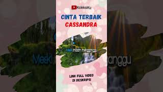 ♬ Cassandra  Cinta Terbaik ♬  Karaoke 1 Menit [upl. by Suirred689]