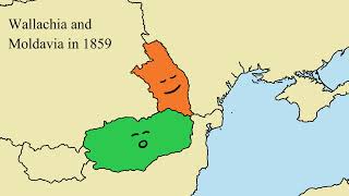 Wallachia and Moldavia in 1859 [upl. by Chanda]