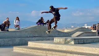 His First Time Skating In LA [upl. by Lourie864]