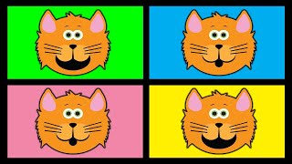 Meow Meow Meow And Meow  Kitty Cat Meow Songs [upl. by Acul]