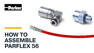 How to Assemble the Parker Parflex 56 Series Rapid Assembly Fittings [upl. by Ecirtaemed]