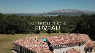 A vendre propriété 8000 m2 avec villa de 220 m2 à Fuveau [upl. by Elish]