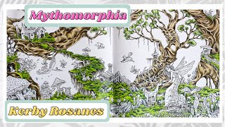 Colour Along  Mythomorphia by Kerby Rosanes  Fantastical Forest  Part 1 [upl. by Schreiber499]