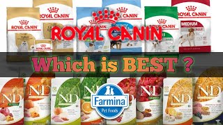 Royal Canin vs Farmina NampD – Which food is the best for your dog [upl. by Asseneg]