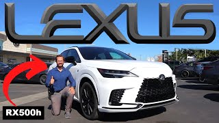 2024 Lexus RX 500h Insane Performance Hybrid [upl. by Aramoix]