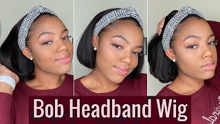 Get Into This Headband Wig🔥 My First Wig [upl. by Ycnej]