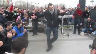 ZEIBEKIKO at Constanta Romania  flashmob for GREECE NATIONAL DAY by Corina Martin [upl. by Pilihp874]