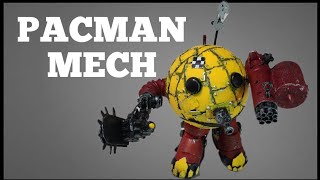 How I scratch built a Pacman Mech out of junk scratchbuild warhammer howto [upl. by Ahseekan]