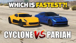 GTA 5 ONLINE  PARIAH VS CYCLONE WHICH IS FASTEST [upl. by Murtagh]