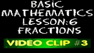 Basic Math Lesson 6  Video Clip 3  Equivalent Fractions [upl. by Aydidey]