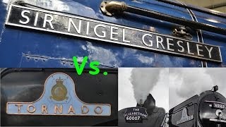 Tornado vs Sir Nigel Gresley Whistle Match [upl. by Amado]