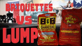 BampB Briquettes Vs Royal Oak Lump Burn Test [upl. by Michel]