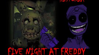 HISTORIA DE FIVE NIGHT AT FREDDY 1 2 Y 3 TEORIA [upl. by Colby]