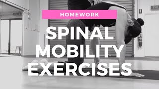 Spinal mobility exercises for ballet dancers [upl. by Rowell]